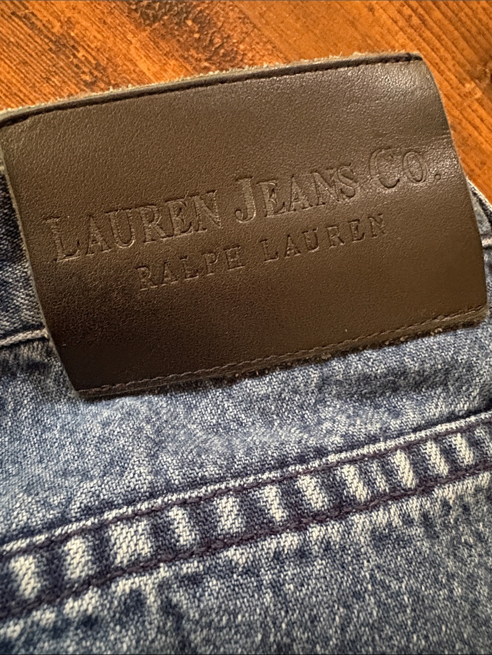 Vintage Lauren Jeans Co. Ralph Lauren Denim Maxi Skirt Size 4 - Picture 4 of 8
